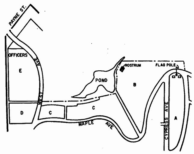 Map of Cave Hill National Cemetery. Cave Hill National Cemetery is located in the northwest corner of the Cave Hill Cemetery. Use the Broadway entrance to Cave Hill Cemetery which is located at the intersection of Cherokee and Cave Hill roads near the intersection of Broadway and Baxter Ave. Turn onto Cave Hill Rd. then turn left onto Osage Ave. The sections of the National Cemetery are located off of West Ave., Maple Ave., and Cypress Ave.
